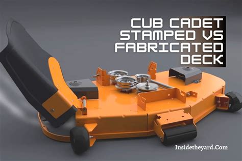 cub cadet fabricated deck vs stamped|More.